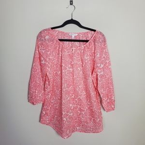 Croft & Barrow Paisley Top